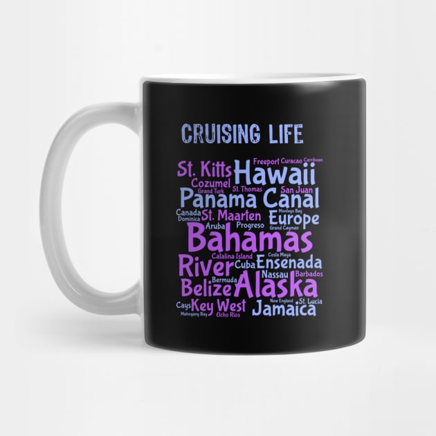 Cruise Life Cruise Shirt Cruise Ports by kdspecialties